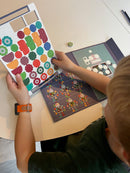 Læringsbog - Robot - farver & former - fra 4 år