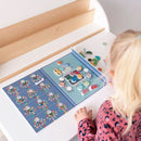 Læringsbog - Robot - farver & former - fra 4 år