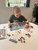 Læringsbog - Robot - farver & former - fra 4 år