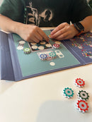 Læringsbog - Robot - farver & former - fra 4 år