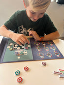 Læringsbog - Robot - farver & former - fra 4 år