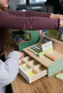 Kasseapparat I Træ fra Dantoy - 17 dele - Billede 1