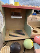 Isbutik i træ fra Dantoy - med 12 dele