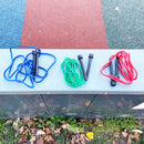 Sjippetov med plast håndtag - 210 cm - ass. farve