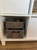 Foldekasse MILAS Large Grå - 1 stk