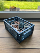 Foldekasse MILAS Small Blå - 1 stk