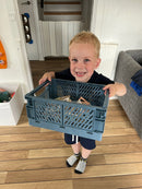 Foldekasse MILAS Large Blå - 1 stk