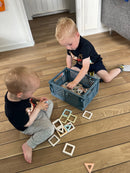 Foldekasse MILAS Large Blå - 1 stk