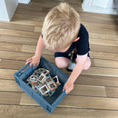 Foldekasse MILAS Large Blå - 1 stk