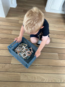 Foldekasse MILAS Large Blå - 1 stk