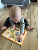 Knoppuslespil med Bondegårdstema - 8 brikker