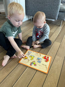 Knoppuslespil med Bondegårdstema - 8 brikker