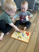 Knoppuslespil med Bondegårdstema - 8 brikker