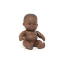 Miniland - Babydukke - 21 cm - Afrikansk - Dreng