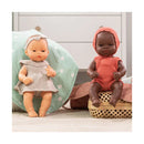 Miniland – Dukketøj 32-37 cm – Strikket kjole - 3 dele