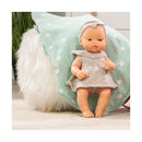 Miniland – Dukketøj 32-37 cm – Strikket kjole - 3 dele