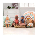 Miniland – Dukketøj 32-37 cm – Strikket kjole - 3 dele