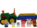 Traktor med vogn og dyr - Happy baby - Billede 1