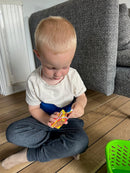 Indkøbskurv med madvarer af plast - 40 dele