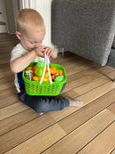 Indkøbskurv med madvarer af plast - 40 dele