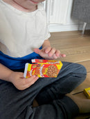 Indkøbskurv med madvarer af plast - 40 dele