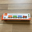 Togsæt med 3 vogne i træ fra VIGA.