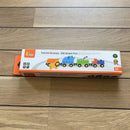 Togsæt med 3 vogne og dyr i træ fra VIGA.