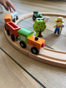 Togbanesæt med 8 skinner fra VIGA - Fra 3 år.