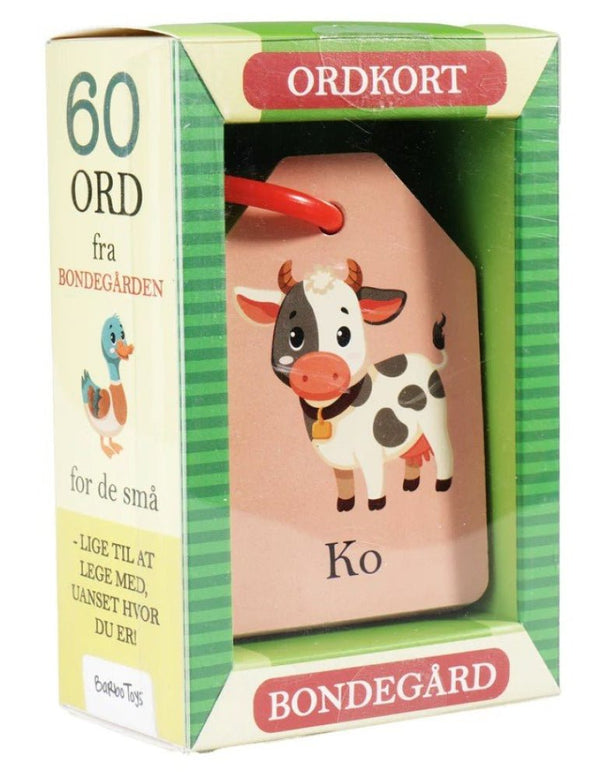 Ordkort - På bondegården - Billede 1