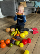 Legemad - Frugt i plast fra LAP - 24 dele.