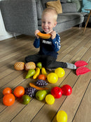 Legemad - Frugt i plast fra LAP - 24 dele.