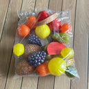 Legemad - Frugt i plast fra LAP - 24 dele.