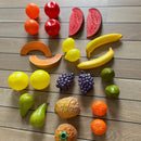 Legemad - Frugt i plast fra LAP - 24 dele.