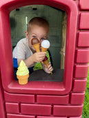 Legemad - Issortiment i plast fra LAP - 12 dele.