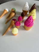 Legemad - Issortiment i plast fra LAP - 12 dele.