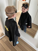 Udklædning - Vendbar kappe - Spiderman/Batman - Fra 3-4 år.