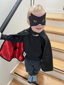 Udklædning - Vendbar kappe - Spiderman/Batman - Fra 3-4 år.