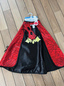 Udklædning - Vendbar kappe - Spiderman/Batman - Fra 3-4 år.