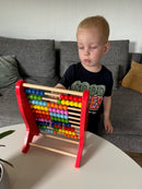 Kugleramme i træ fra VIGA med 100 kugler.