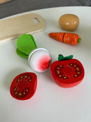 Legemad - Dagligvarer i træ fra Hape - 10 dele.