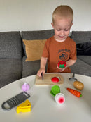 Legemad - Dagligvarer i træ fra Hape - 10 dele.