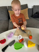 Legemad - Dagligvarer i træ fra Hape - 10 dele.