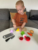 Legemad - Dagligvarer i træ fra Hape - 10 dele.