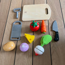 Legemad - Dagligvarer i træ fra Hape - 10 dele.