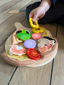 Hape – Pizza i træ og filt – 29 dele