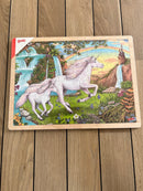 Goki - Træpuslespil - Enhjørning - 96 brikker