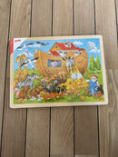 Goki - Træpuslespil - Noahs Ark - 96 brikker