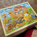 Goki - Træpuslespil - Noahs Ark - 96 brikker