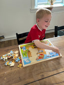 Goki - Træpuslespil - Noahs Ark - 96 brikker