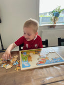 Goki - Træpuslespil - Noahs Ark - 96 brikker